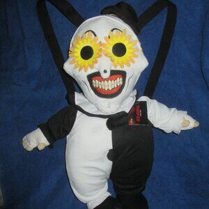 Terrifier Art the Clown 21" Plush Backpack NEW 2 3 Doll Pop Figure Bag Spirit